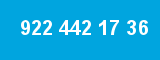 922 442 17 36 922 442 17 36